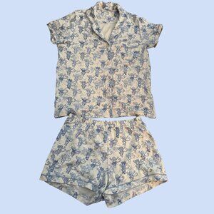 Roller Rabbit- Love Shack Fancy- Blue and White- Size S